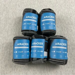 Airacker Men’s Crew Socks 5Pairs Breathable Comfortable Soft Size:9-12 Shoe Size